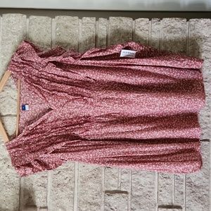 NWT Old Navy 4X Ruffled Foral Top